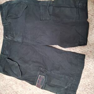 New Denim & Supply Ralph Lauren Black Cargo Shorts